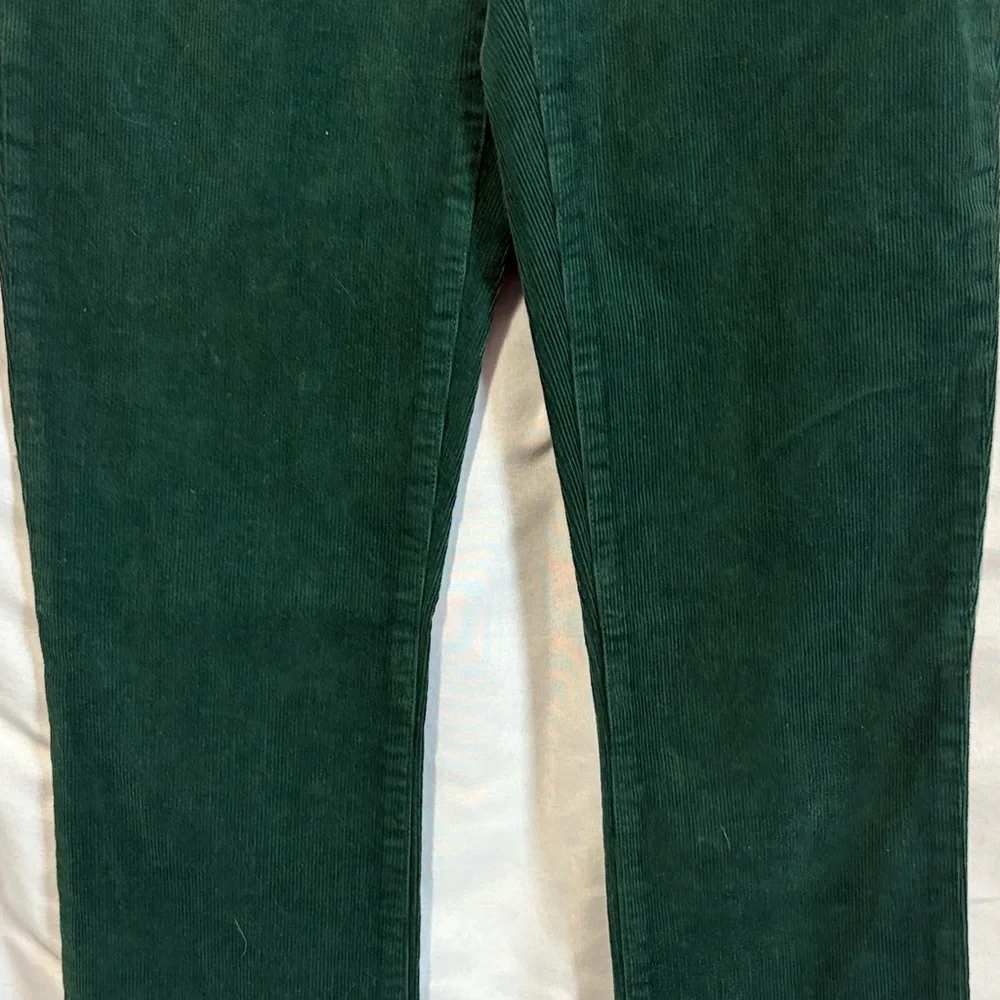 J. Crew Dark Green Skinny Corduroy Jeans - Picture 3 of 9